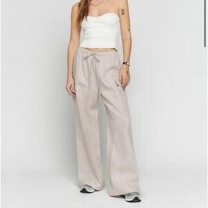 Reformation Petites Ethan Linen Pant